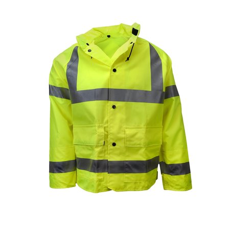 NEESE Outerwear Telcom 7002 series Jacket w/Hood-Lime-4X 27072-00-2-LIM-4X